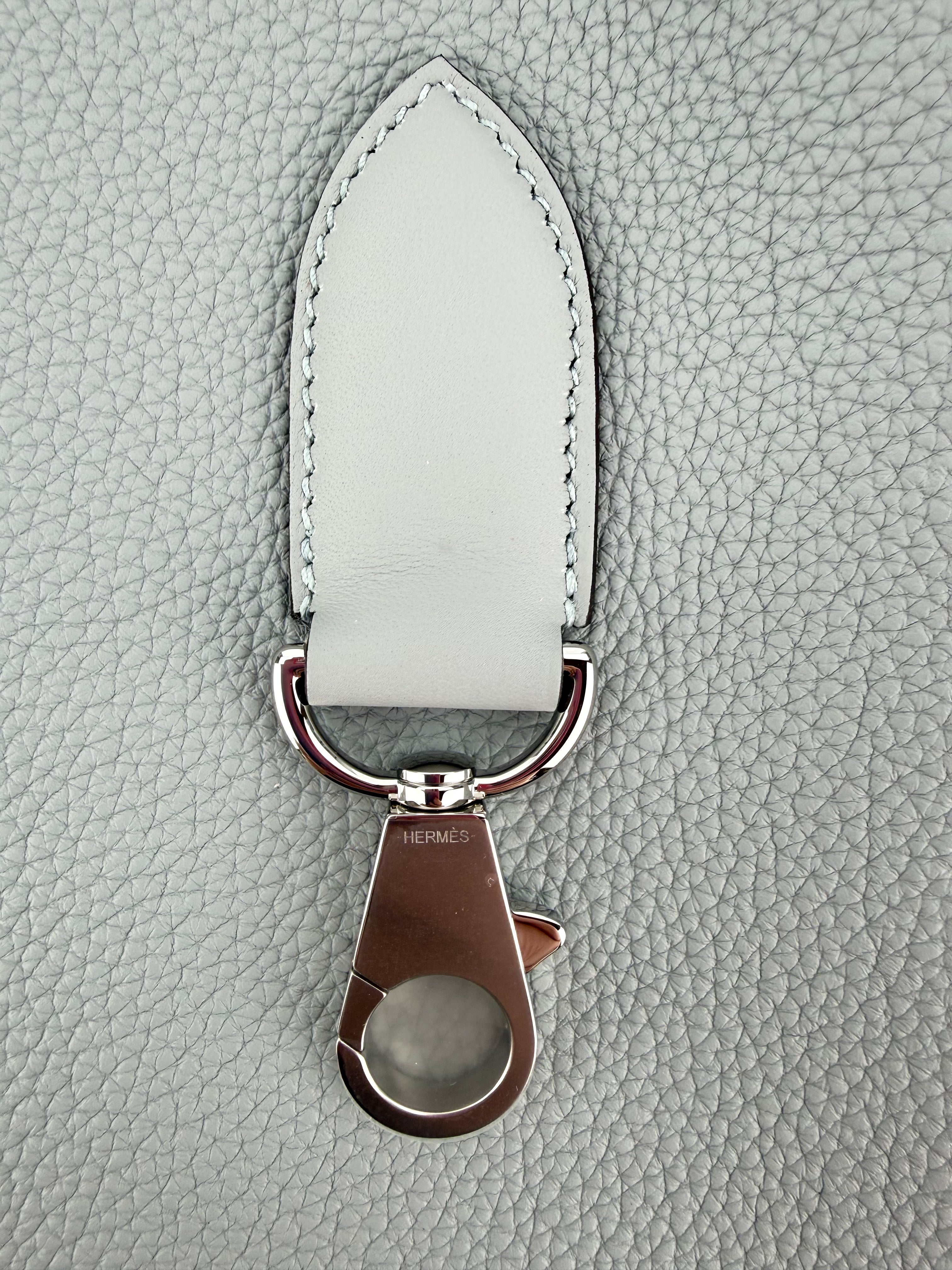Hermes Arcon Togo Swift Bleu Glacier (New in Box)