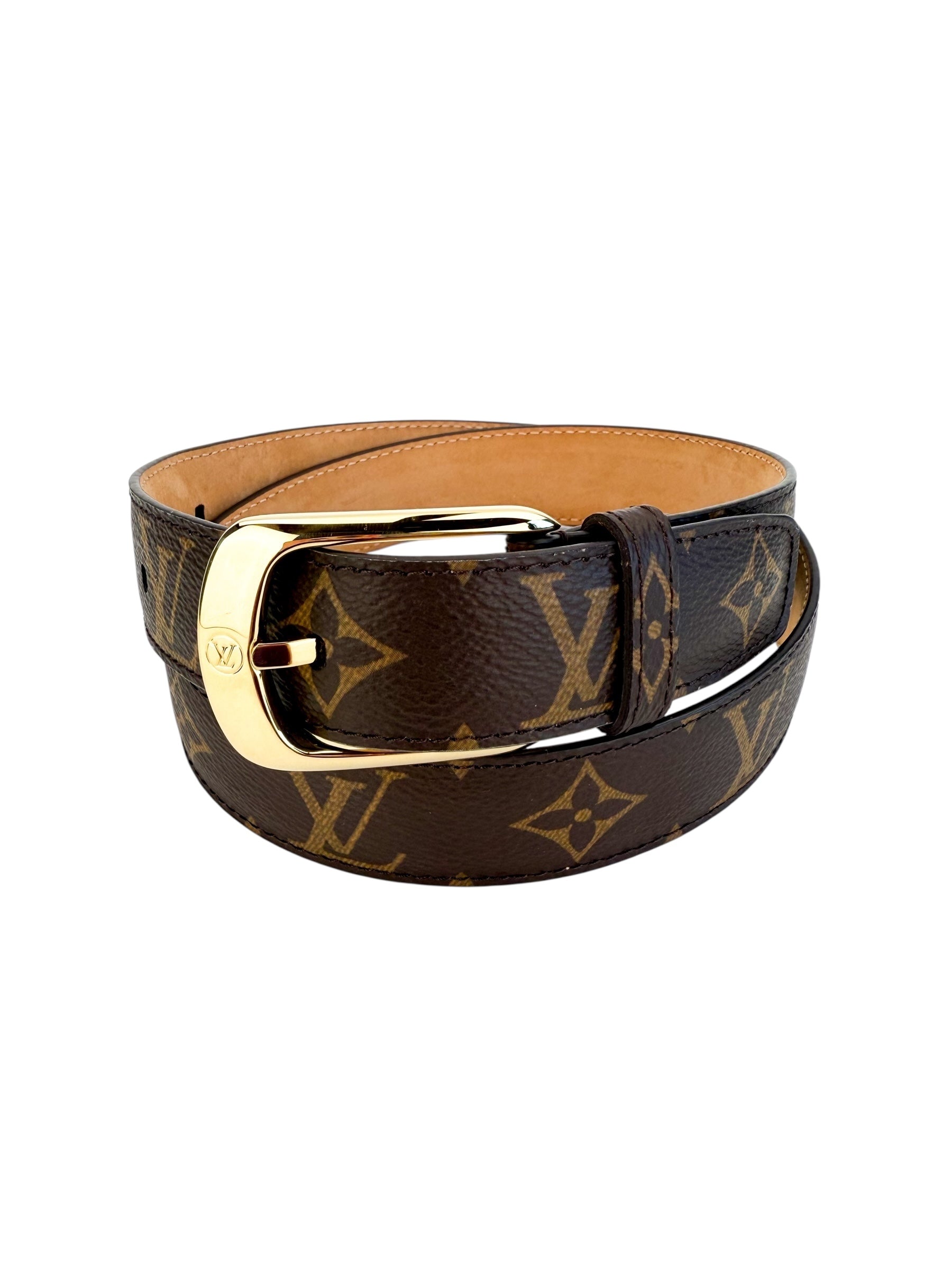 Louis Vuitton Monogram Eclipse Belt Size Small (80/32)