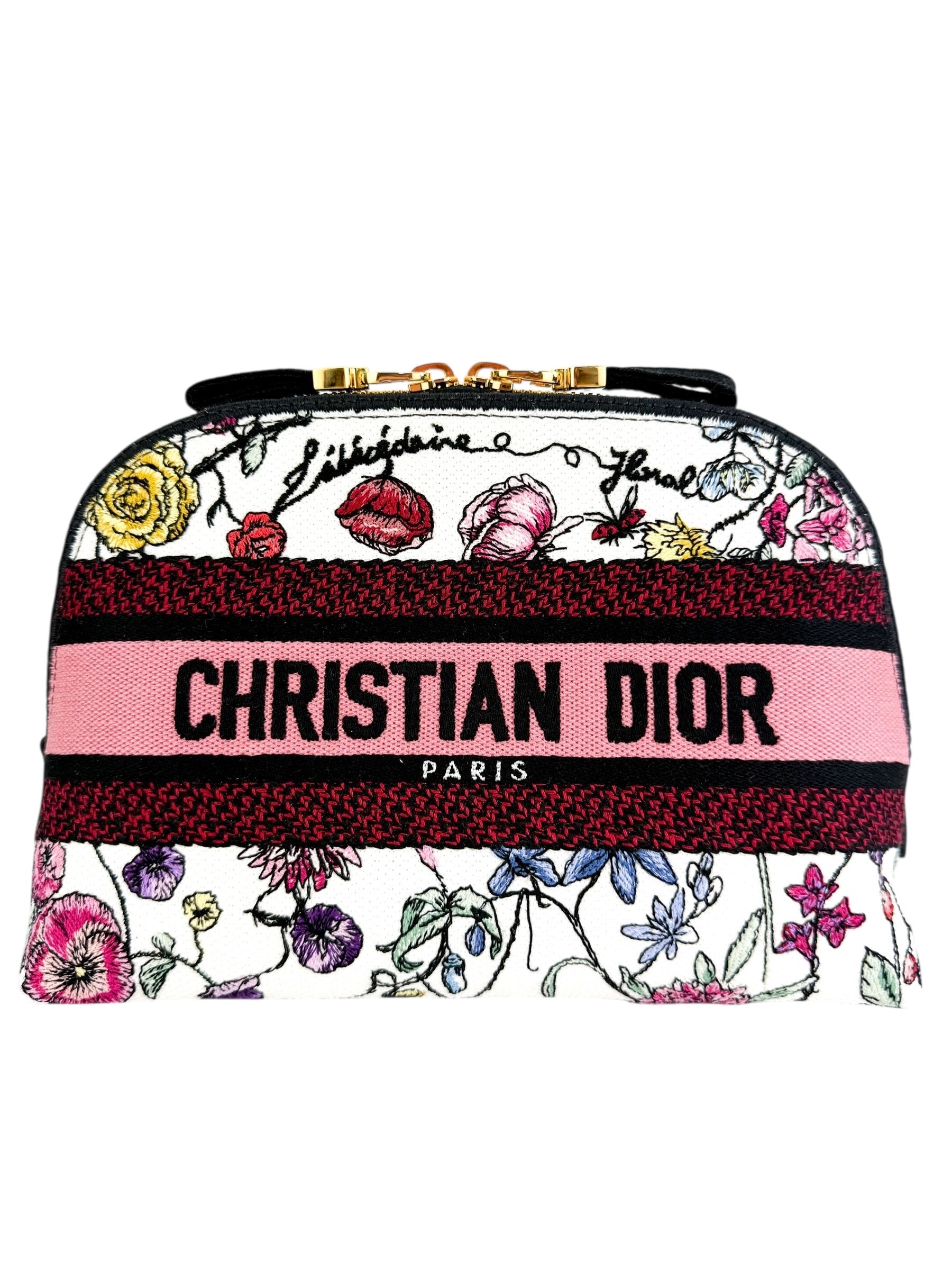 Christian Dior Embroidered Cosmetic Pouch (Full Set)