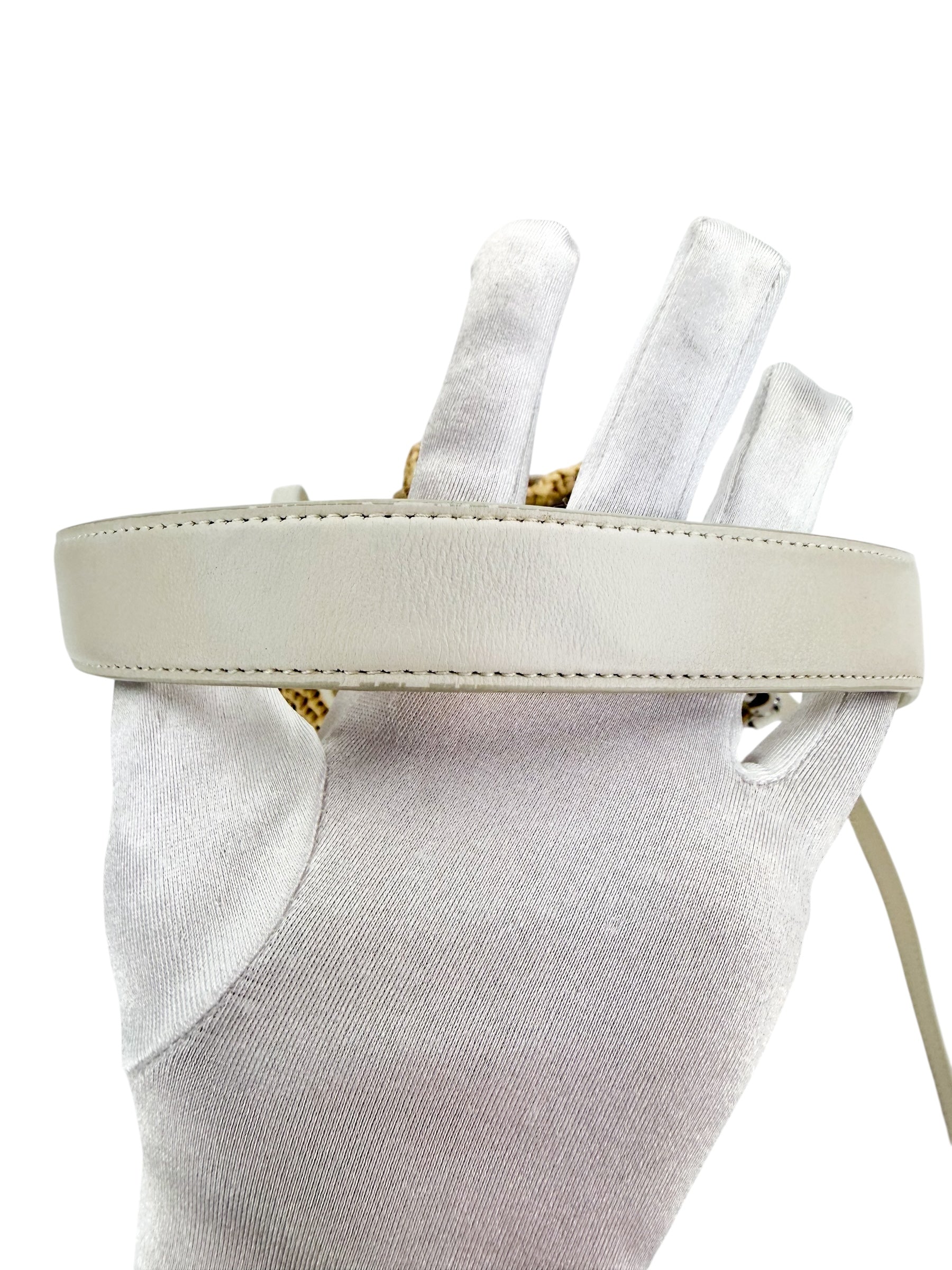 Miu Miu Raffia Bucket Bag