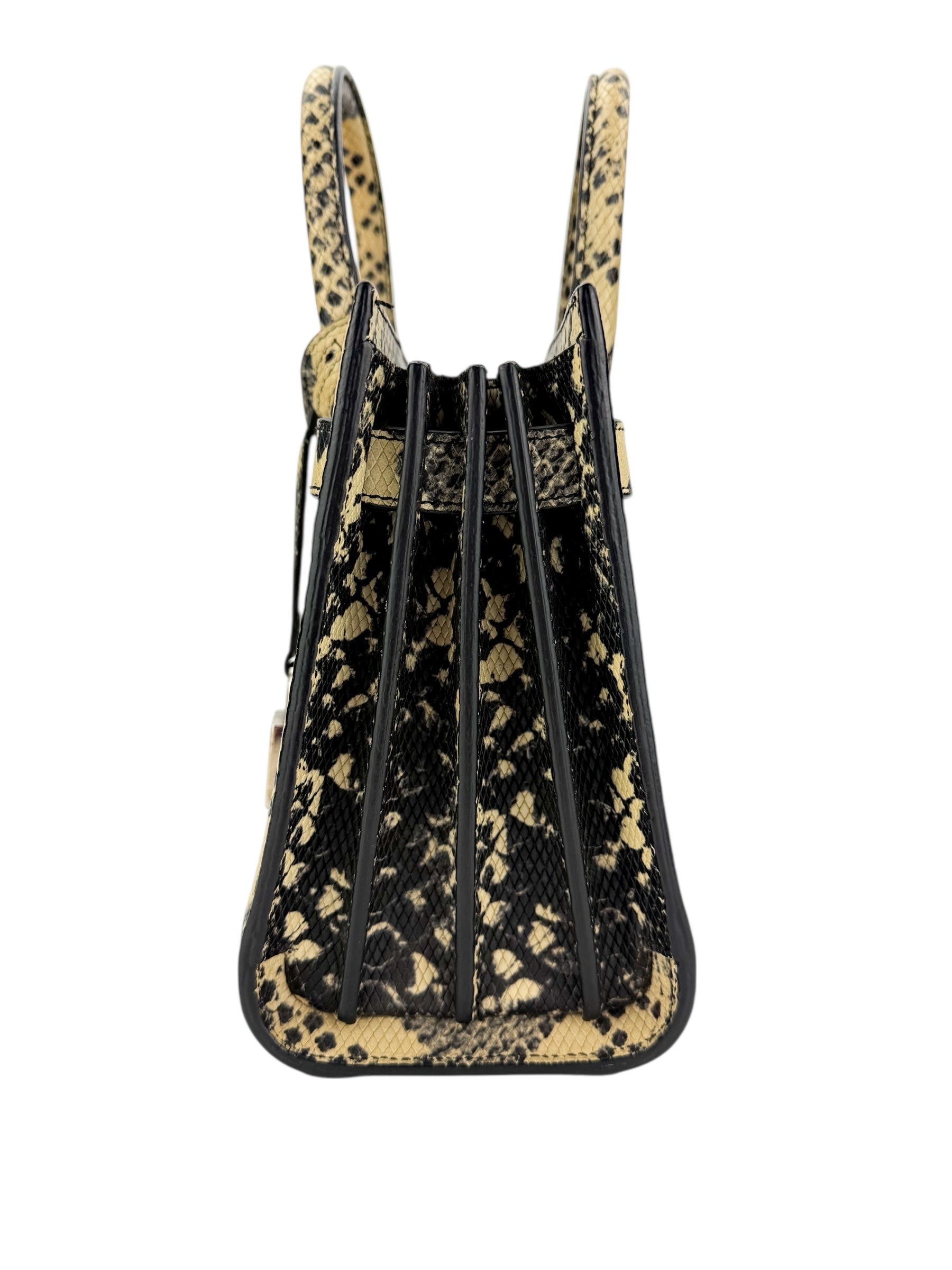 Saint Laurent Nano Sac De Jour Embossed Snake Print