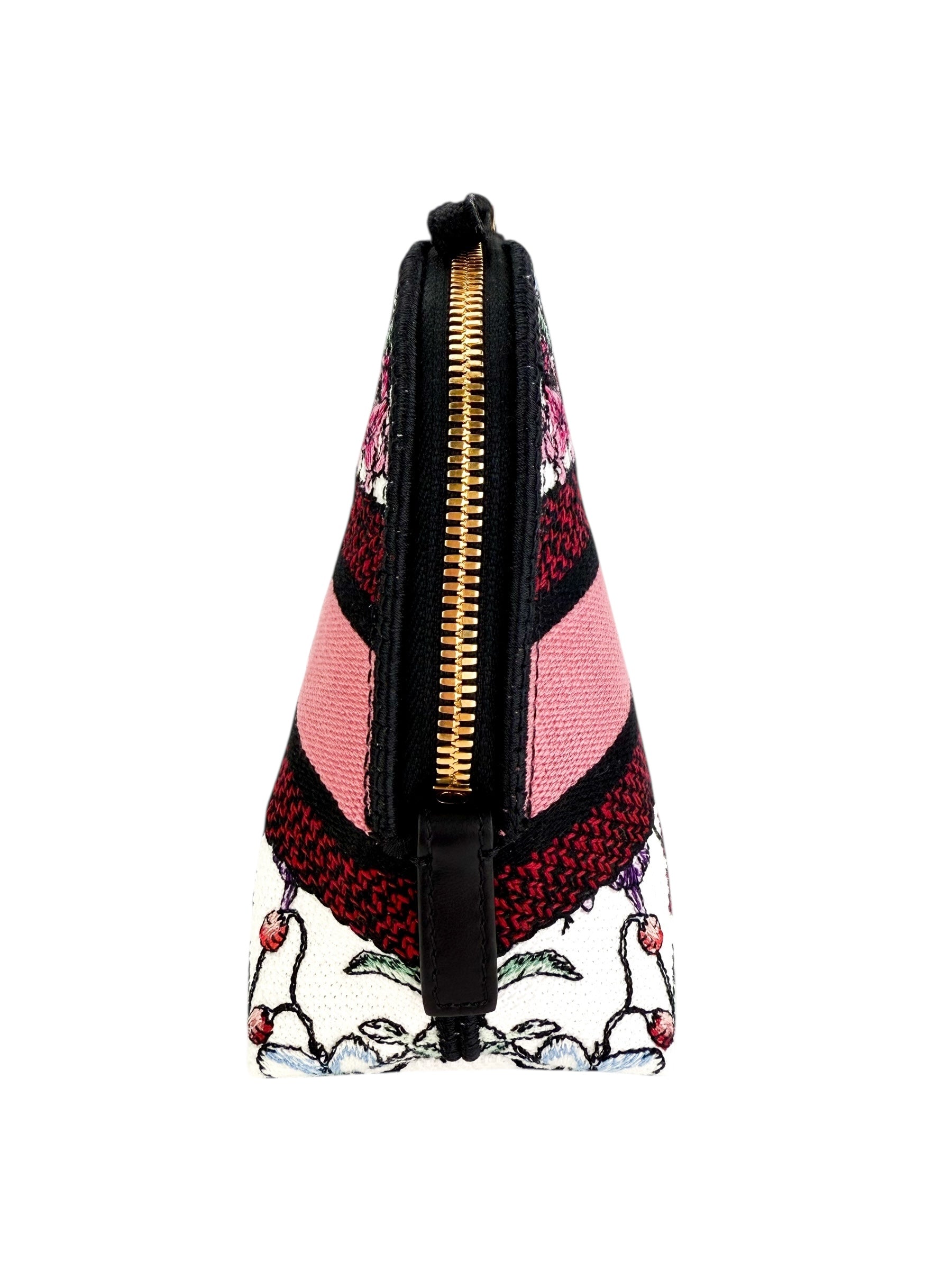 Christian Dior Embroidered Cosmetic Pouch (Full Set)