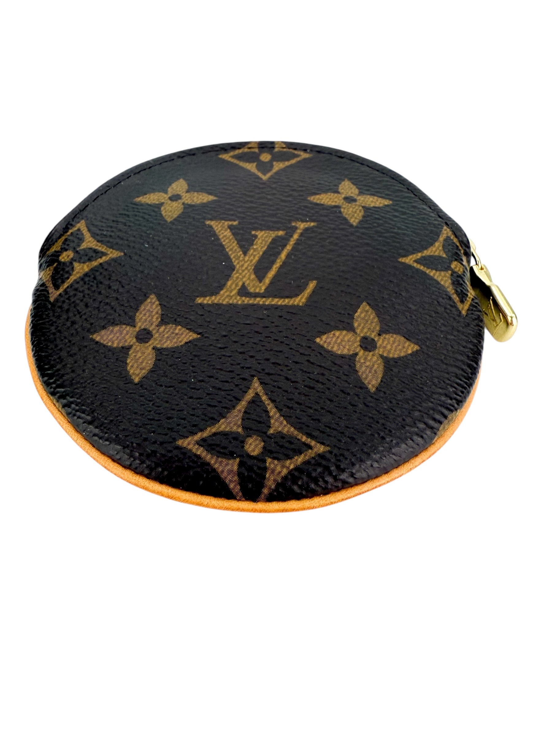 Louis Vuitton Monogram Round Coin Purse (Full Set)