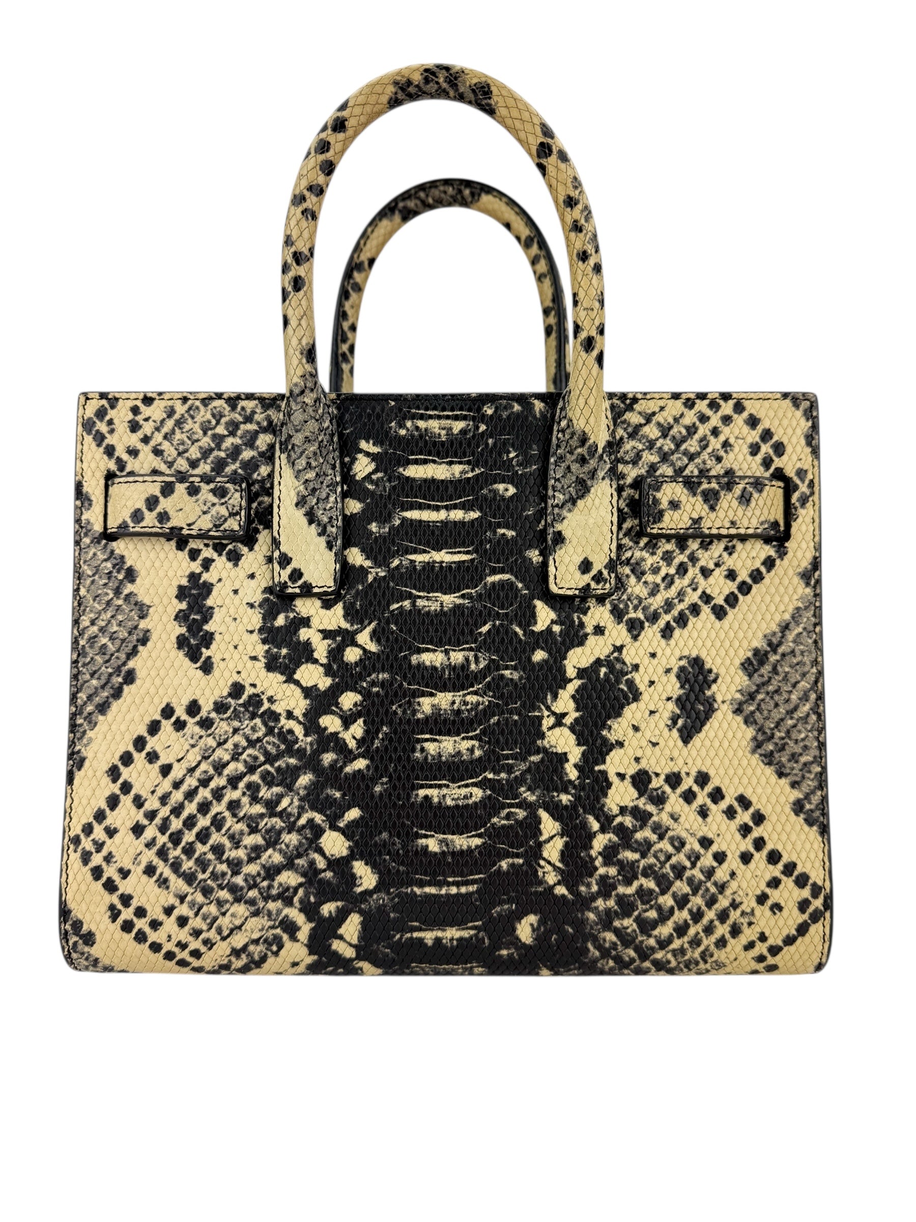 Saint Laurent Nano Sac De Jour Embossed Snake Print