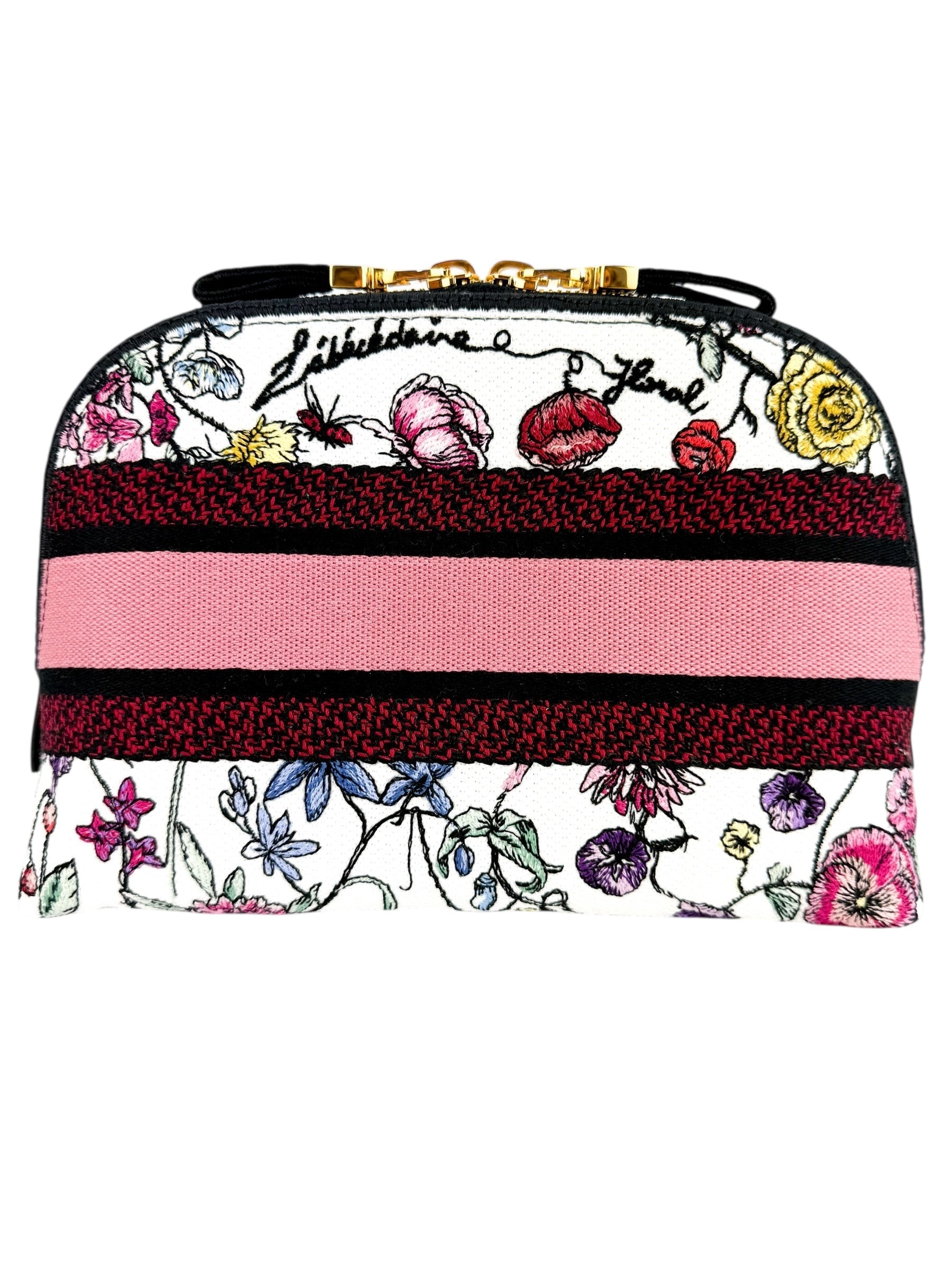 Christian Dior Embroidered Cosmetic Pouch (Full Set)