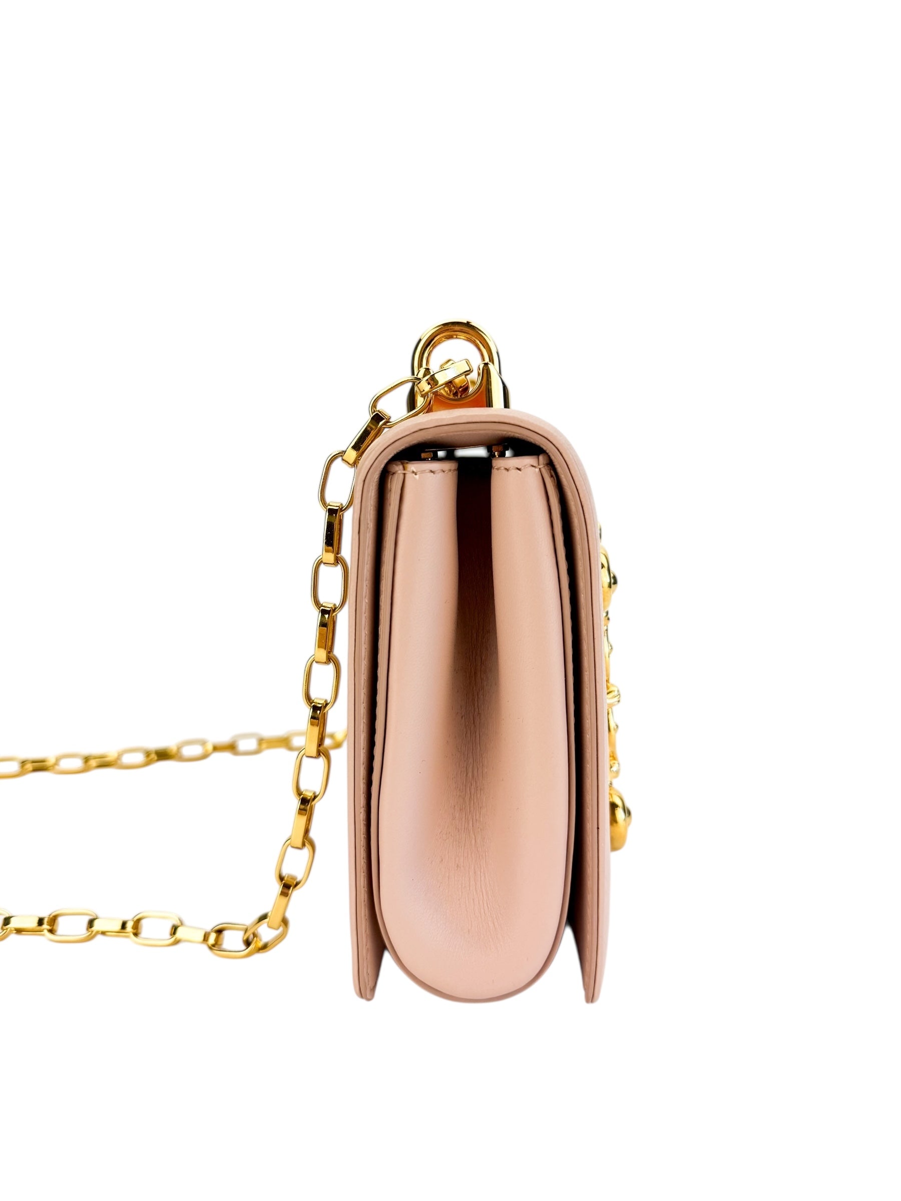 Dolce & Gabbana Beige DG Girls Flap Bag Small