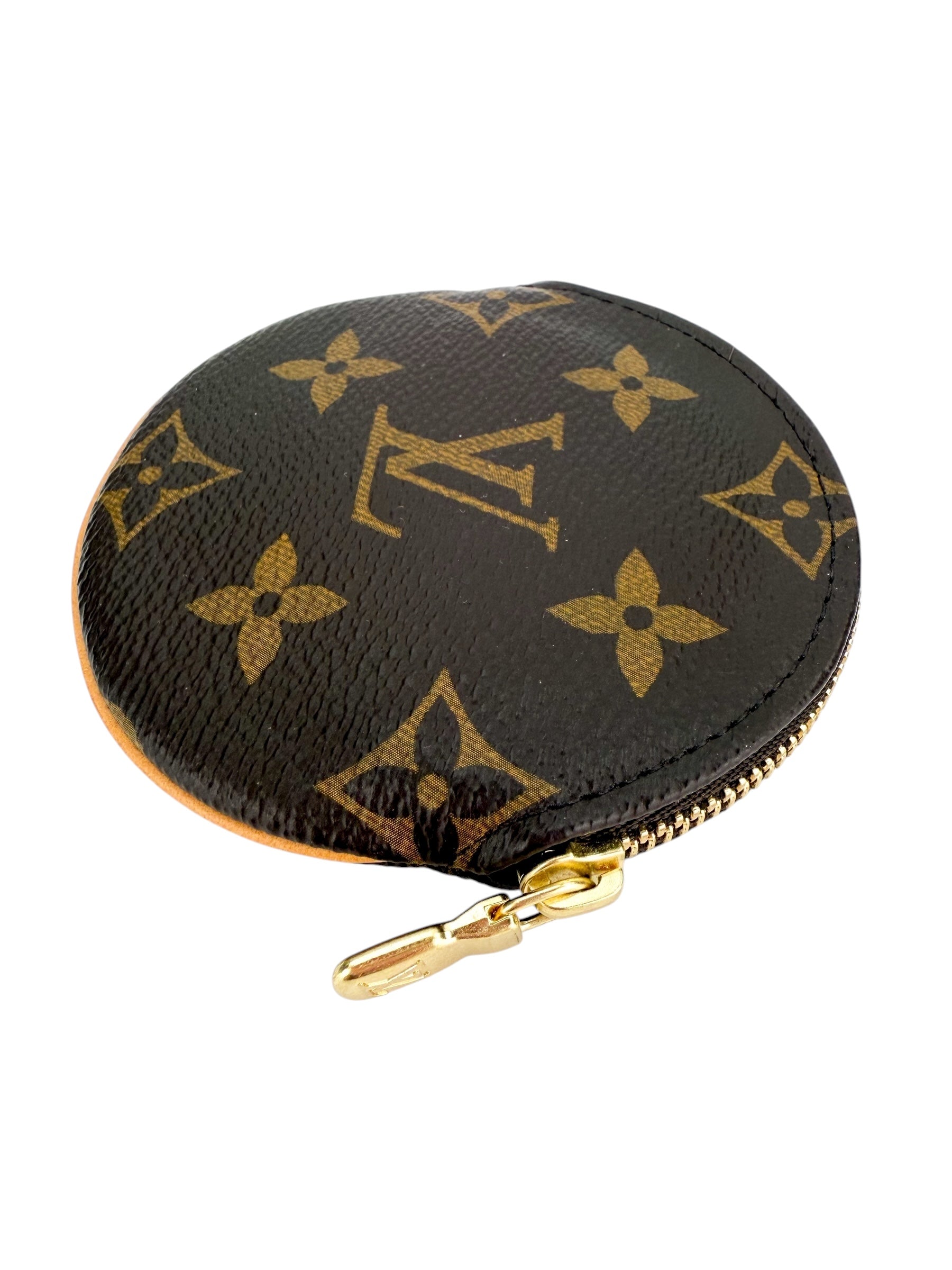 Louis Vuitton Monogram Round Coin Purse (Full Set)
