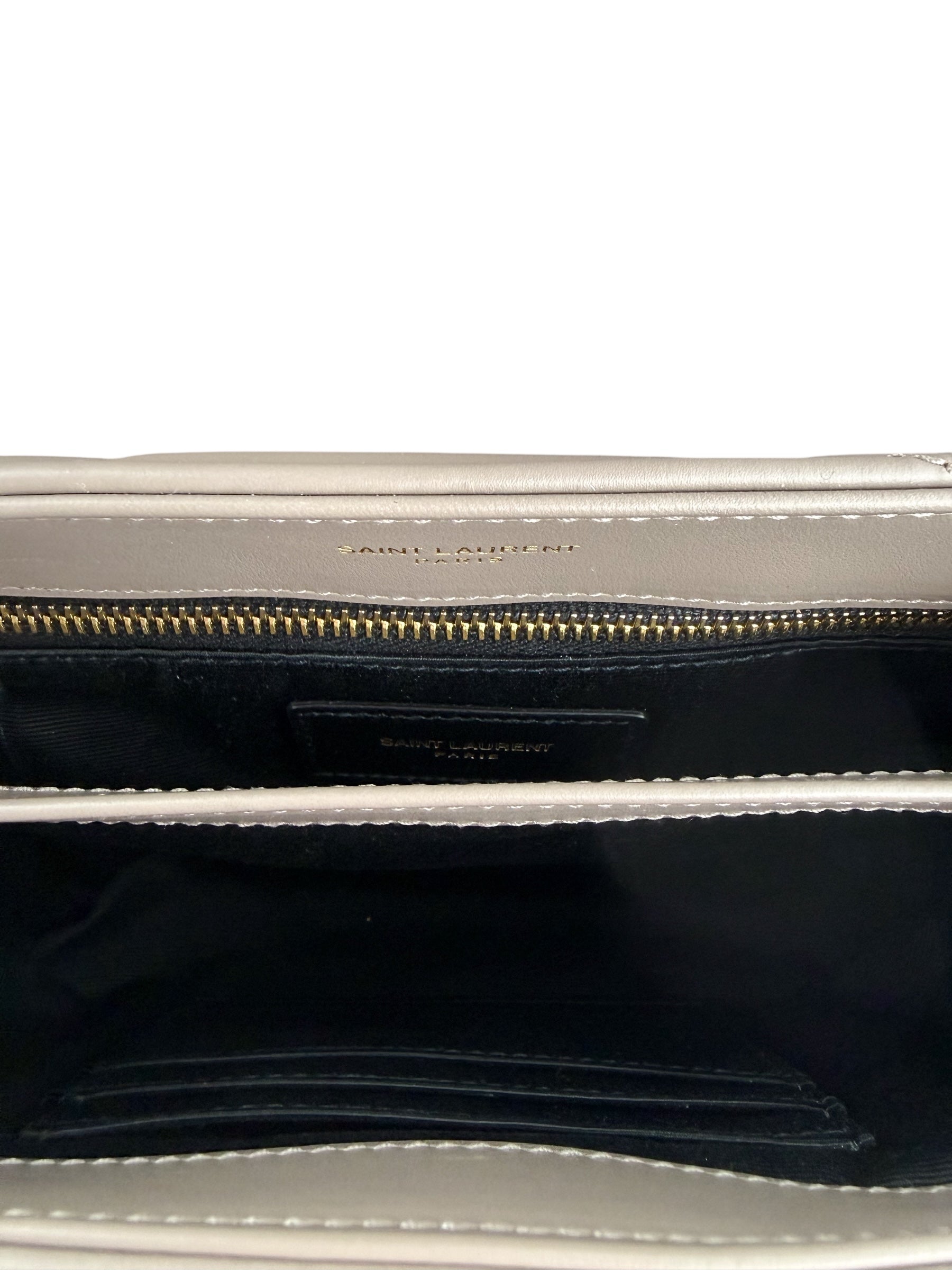 Saint Laurent Toy LouLou Crossbody Dark Beige (Full Set)