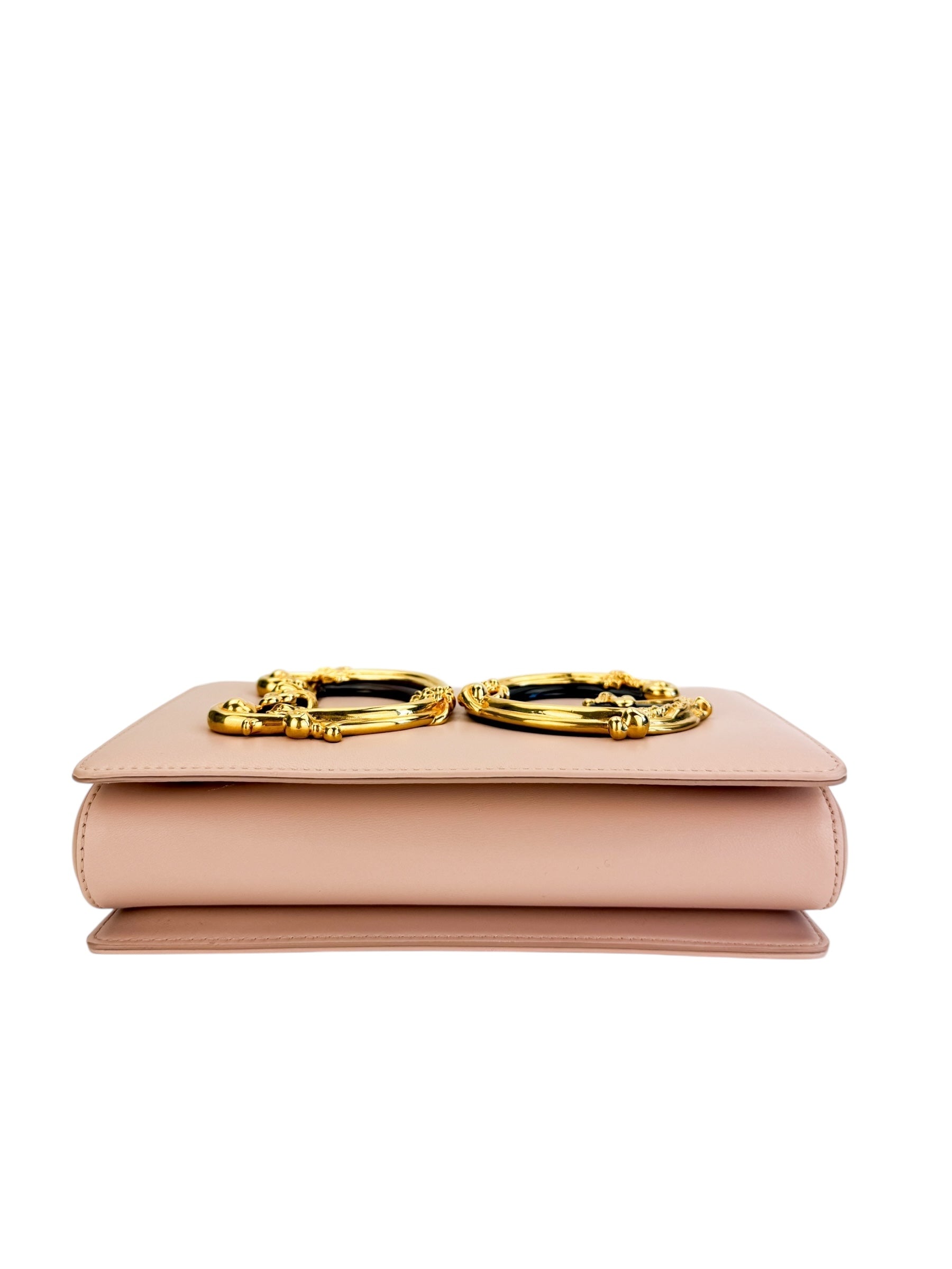 Dolce & Gabbana Beige DG Girls Flap Bag Small