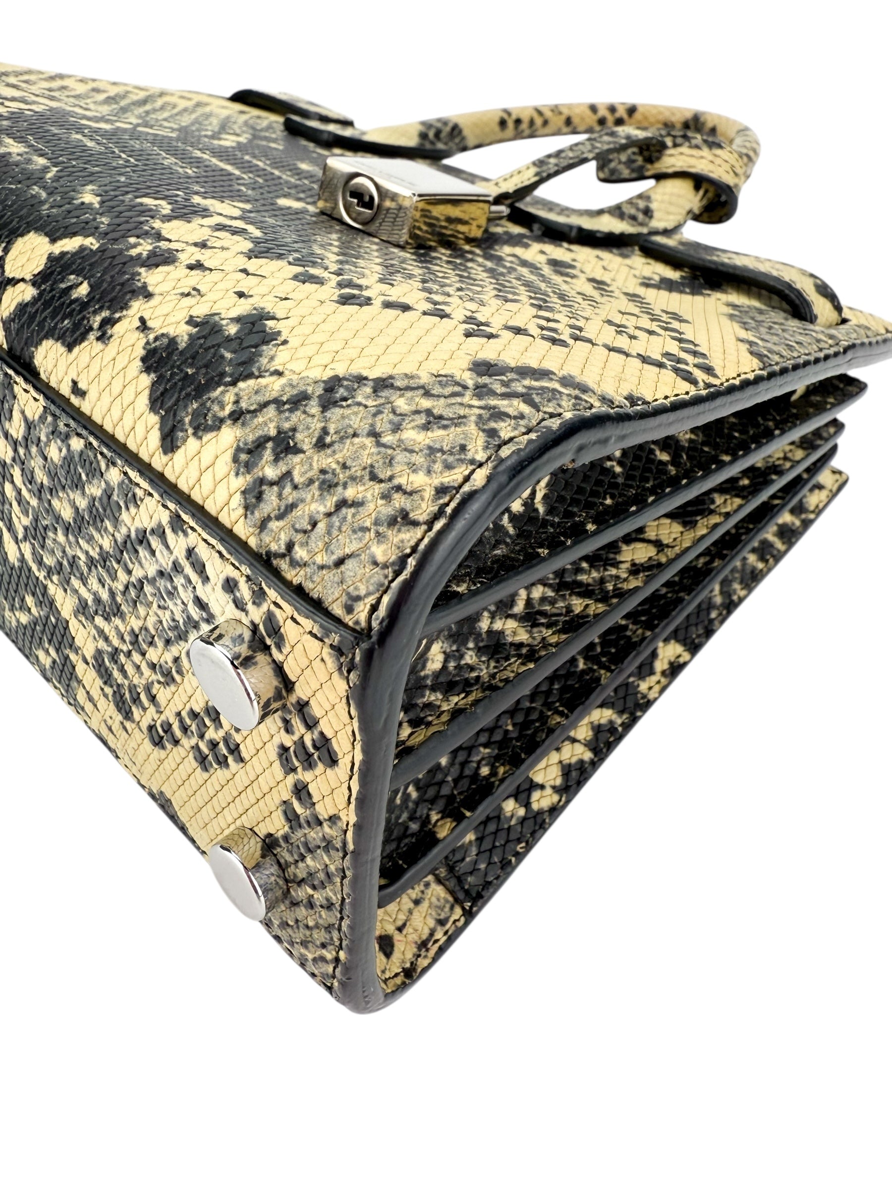 Saint Laurent Nano Sac De Jour Embossed Snake Print