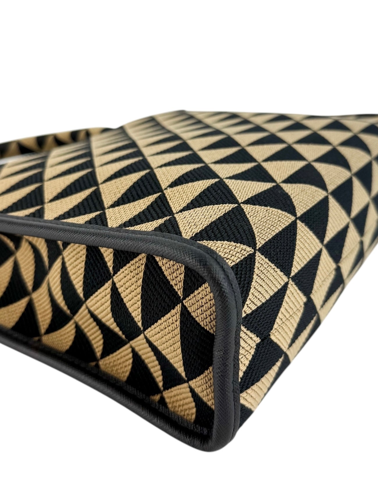 Prada Symbole Embroidered Tote Bag