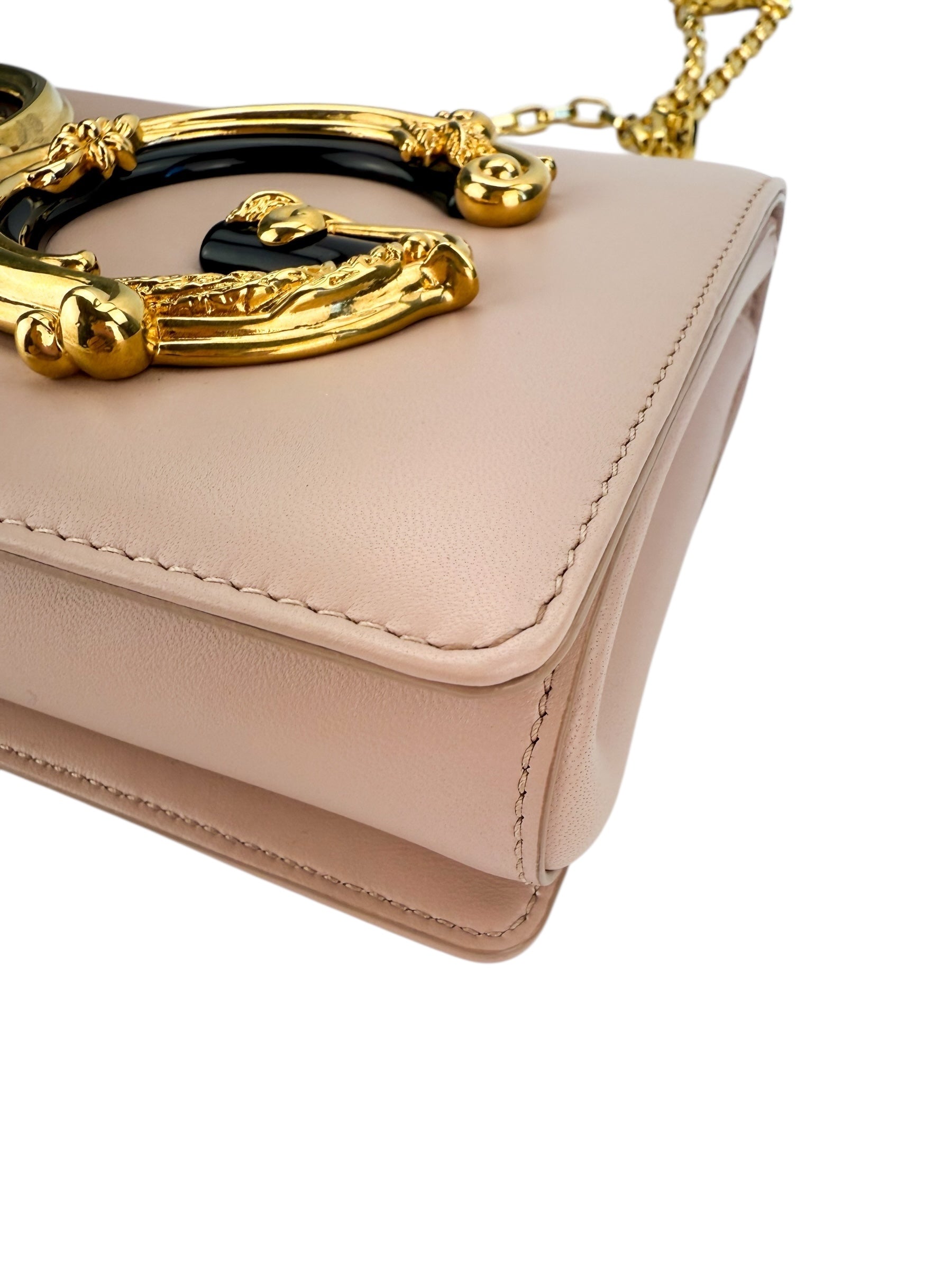 Dolce & Gabbana Beige DG Girls Flap Bag Small