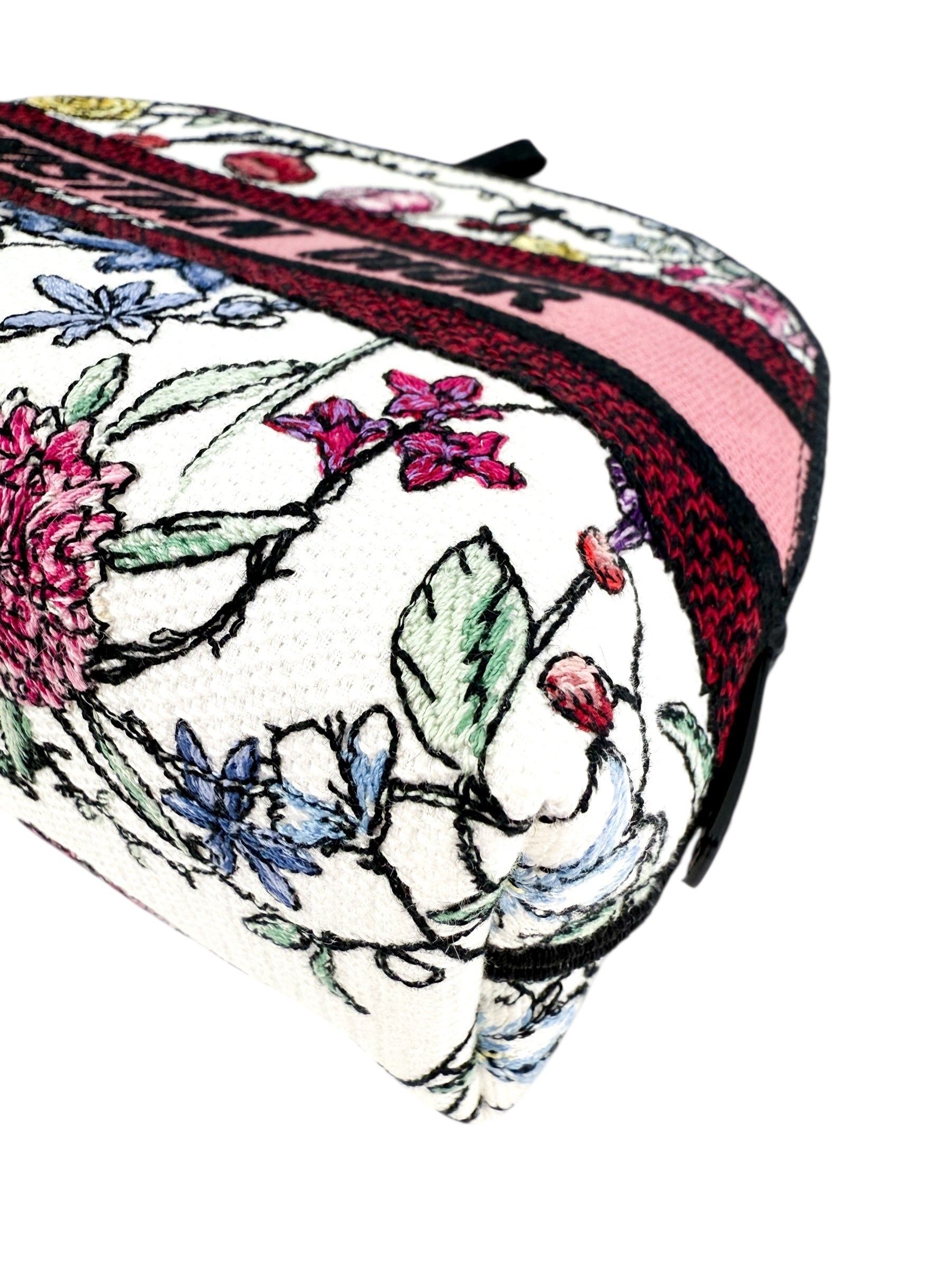 Christian Dior Embroidered Cosmetic Pouch (Full Set)