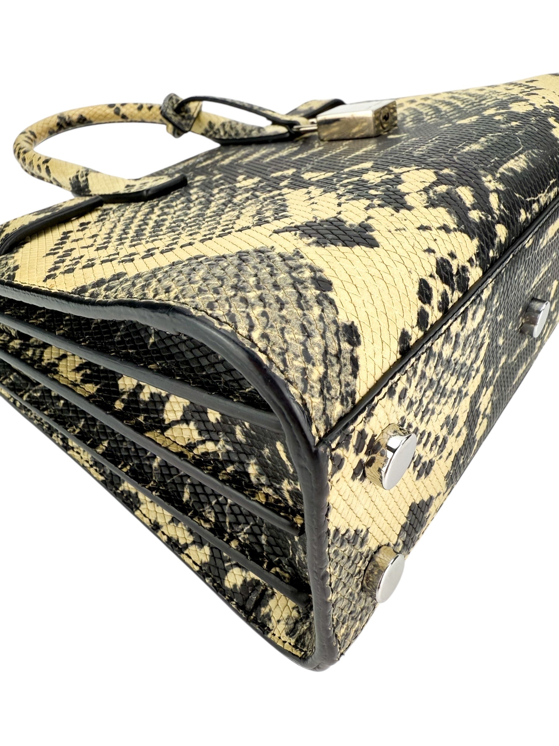 Saint Laurent Nano Sac De Jour Embossed Snake Print