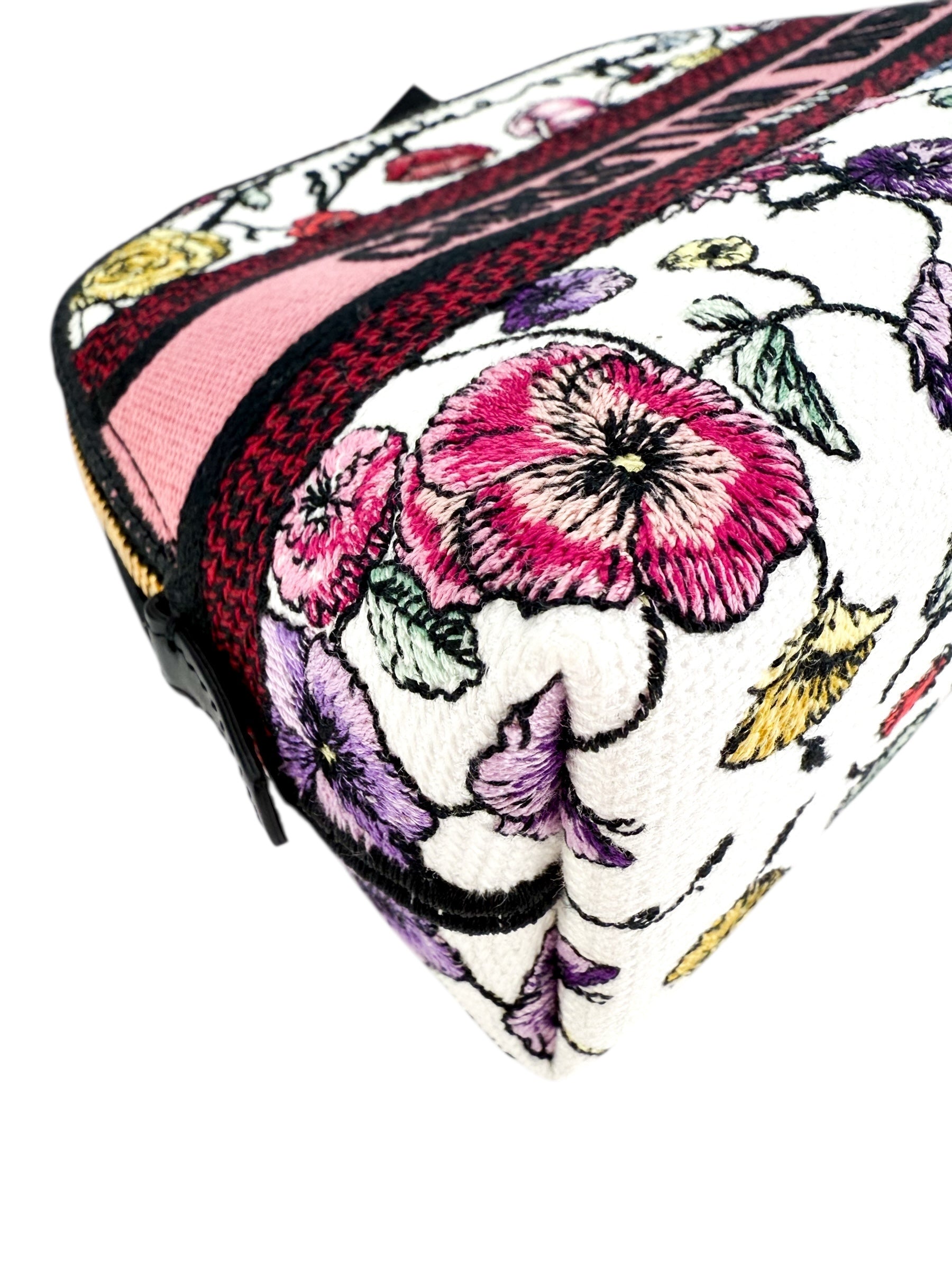 Christian Dior Embroidered Cosmetic Pouch (Full Set)