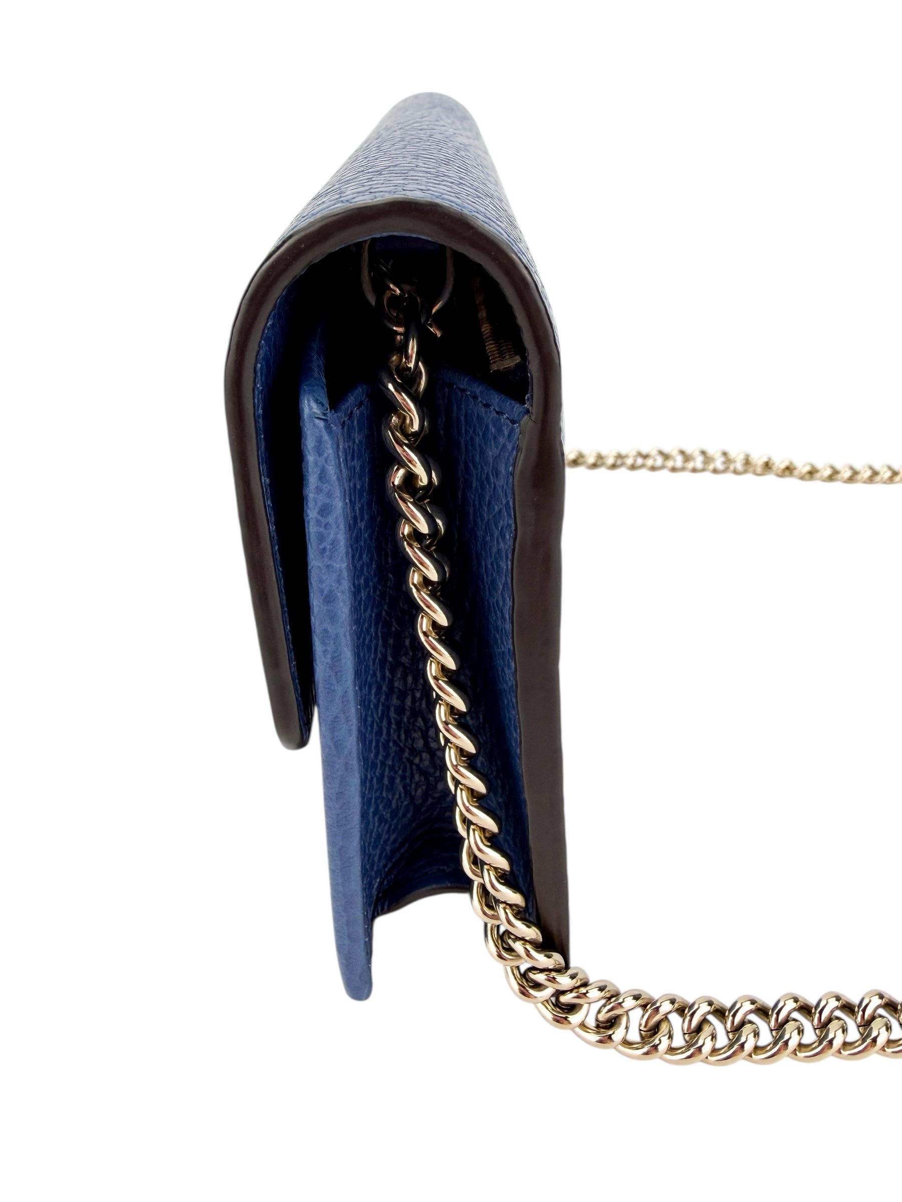 Gucci Interlocking GG Wallet on Chain (Full Set)