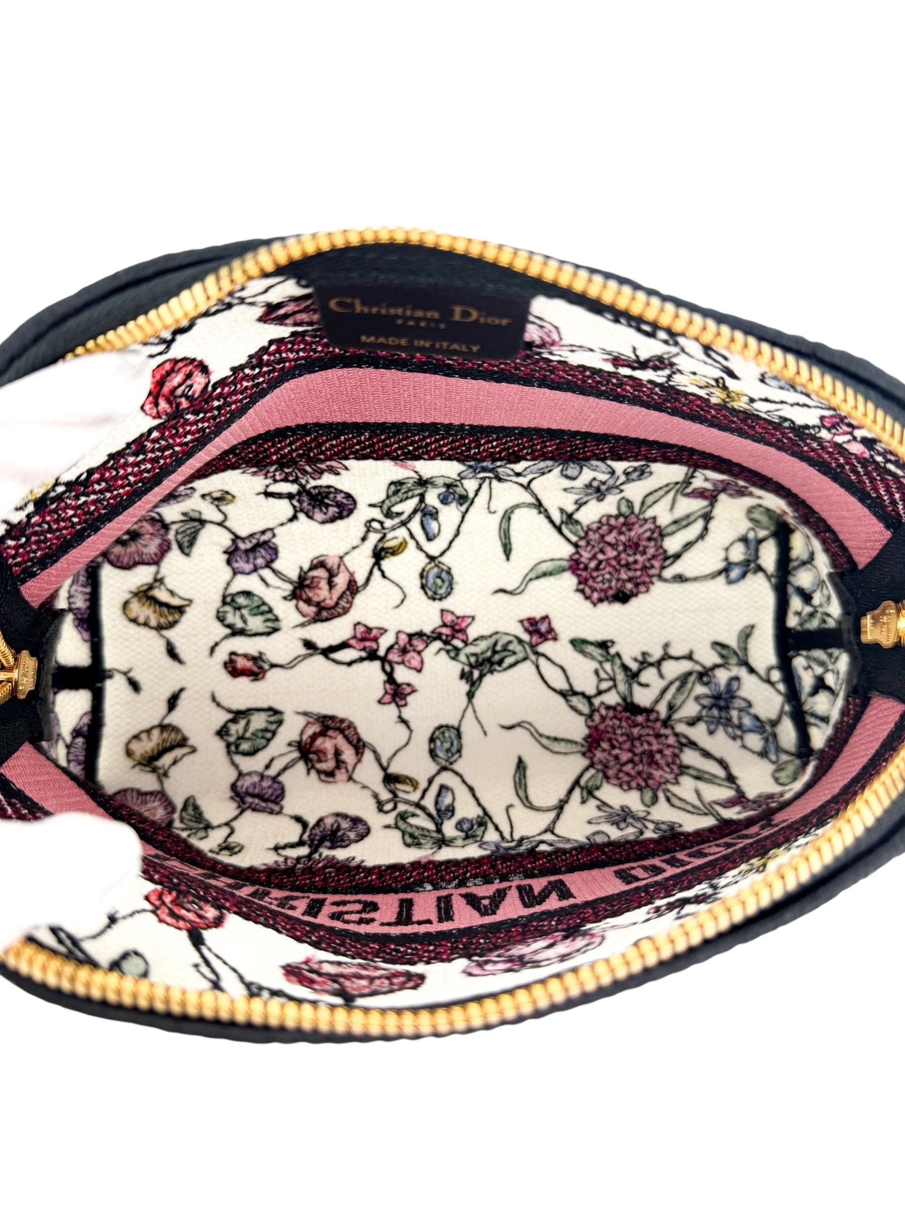 Christian Dior Embroidered Cosmetic Pouch (Full Set)