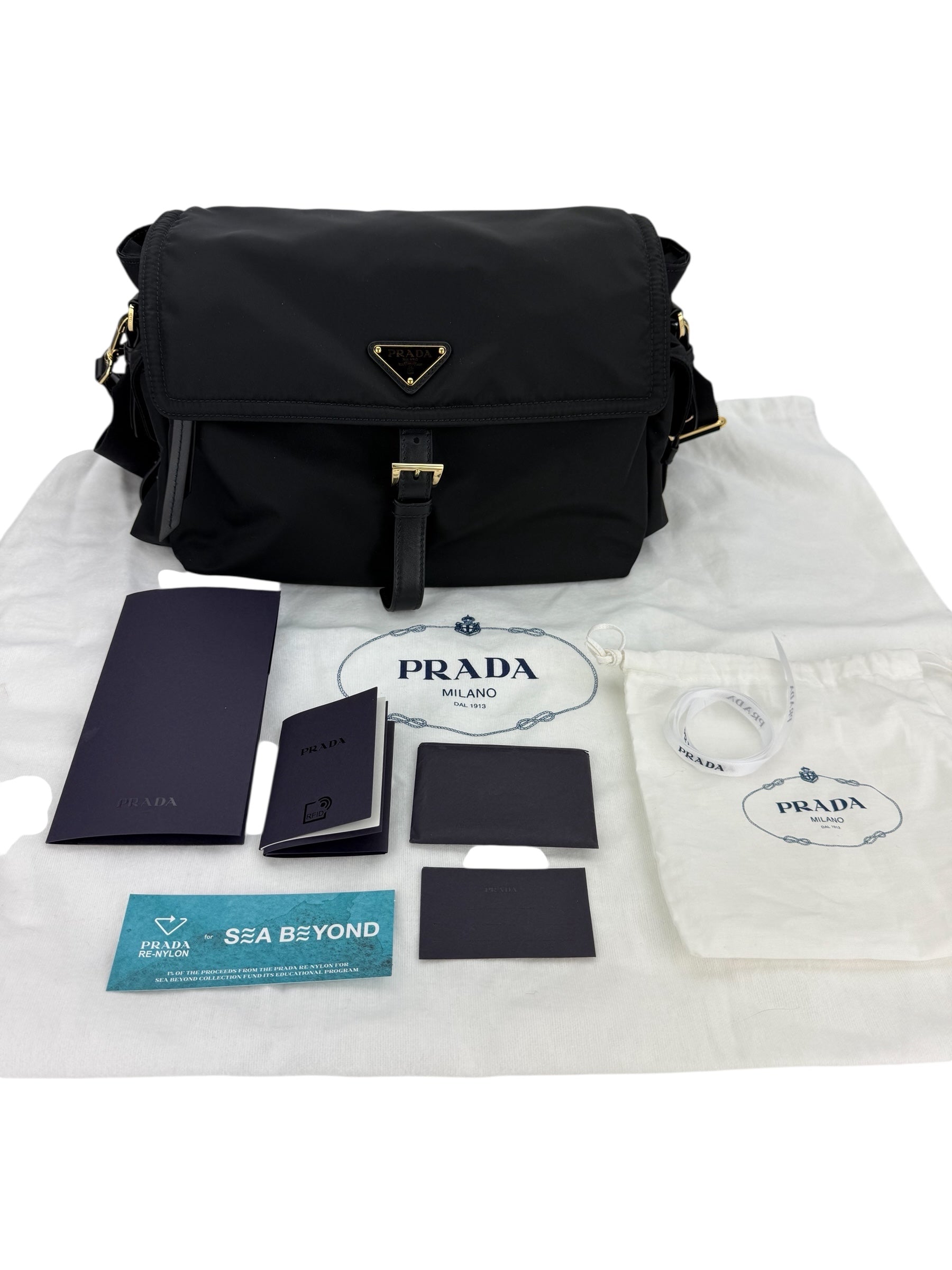 Prada Explore Large Re-Nylon Shoulder Bag