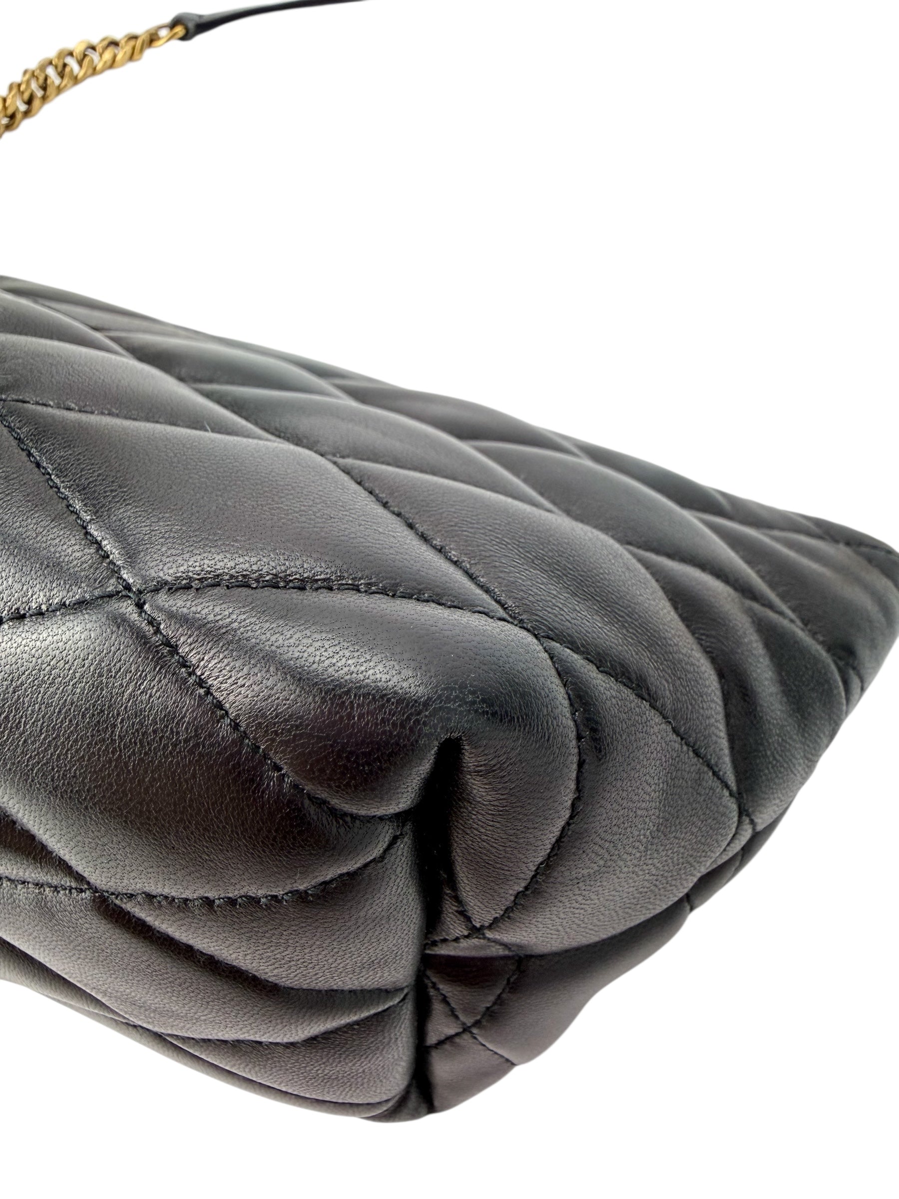 Saint Laurent Quilted Lambskin Shoulder Bag (Full Set)