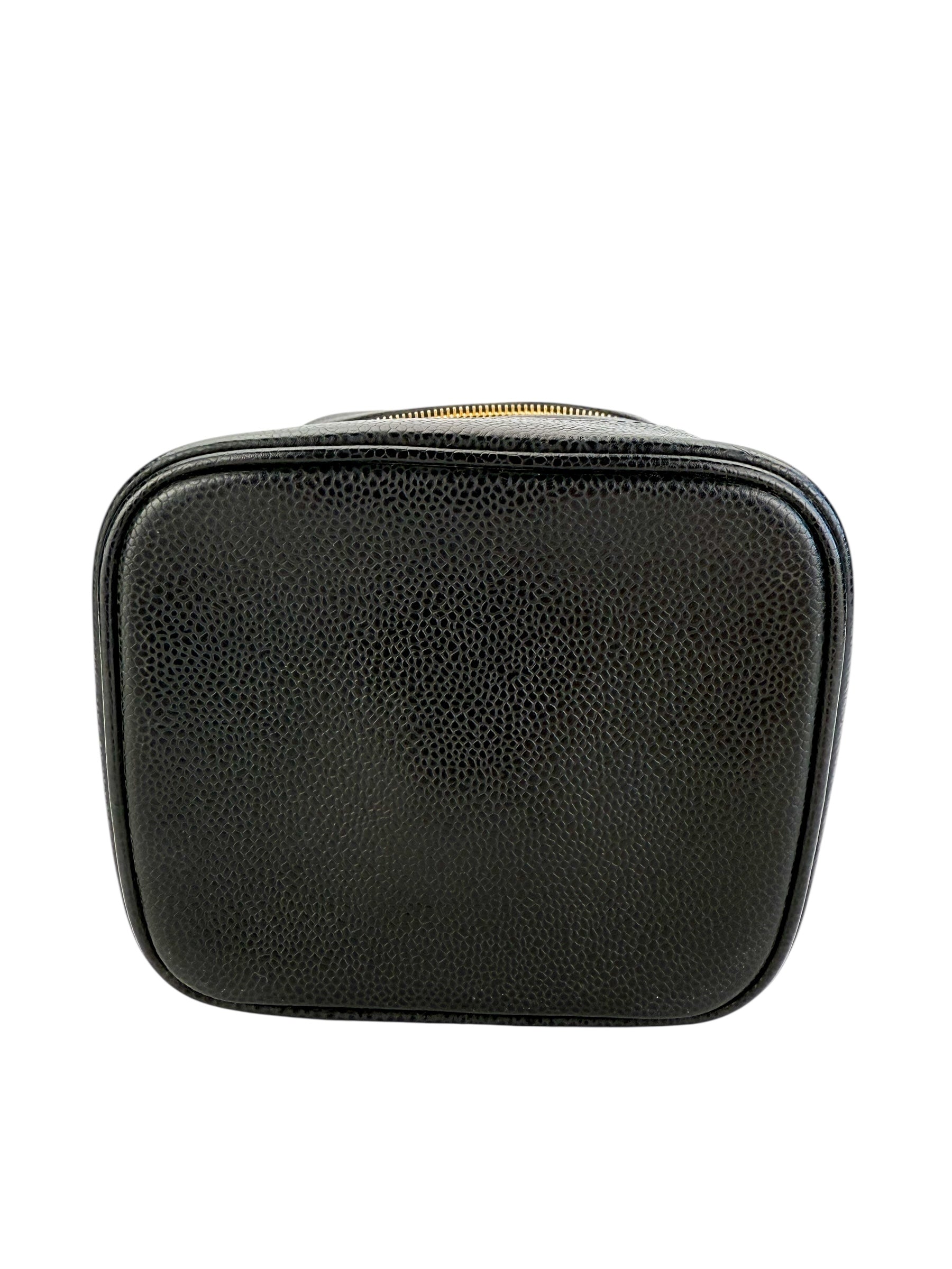 Chanel Black Vintage Timeless Vanity Case