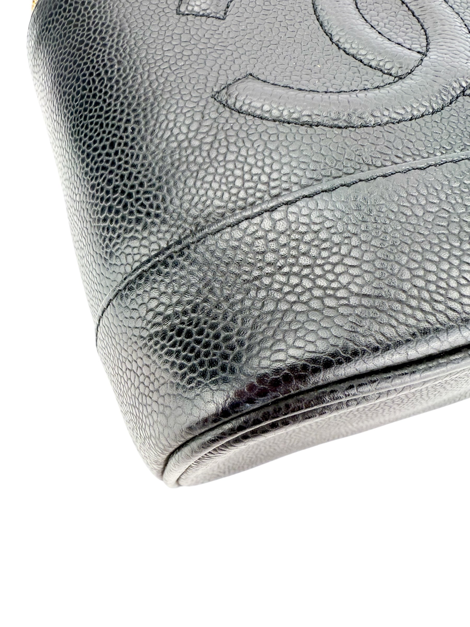 Chanel Black Vintage Timeless Vanity Case