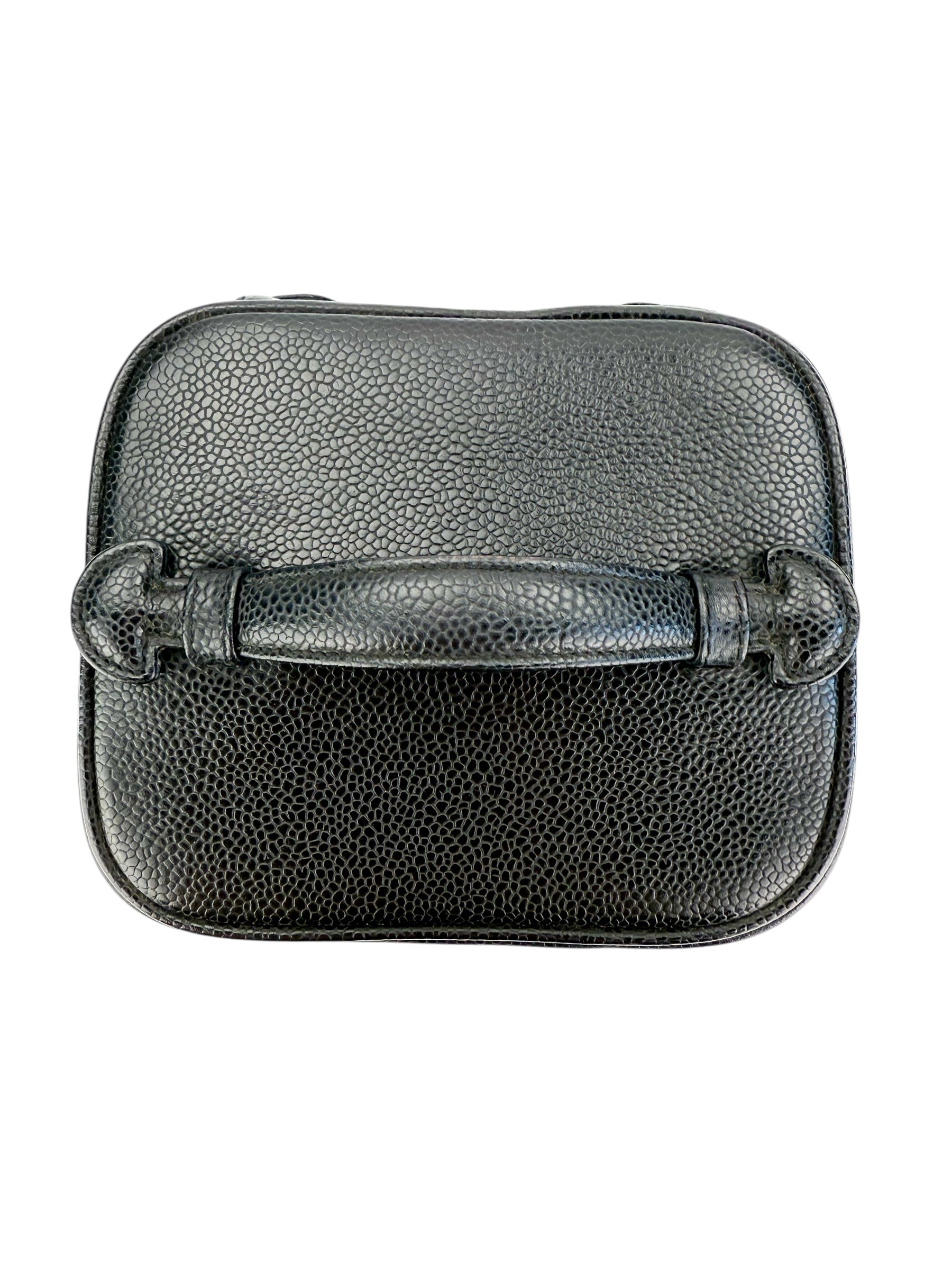Chanel Black Vintage Timeless Vanity Case