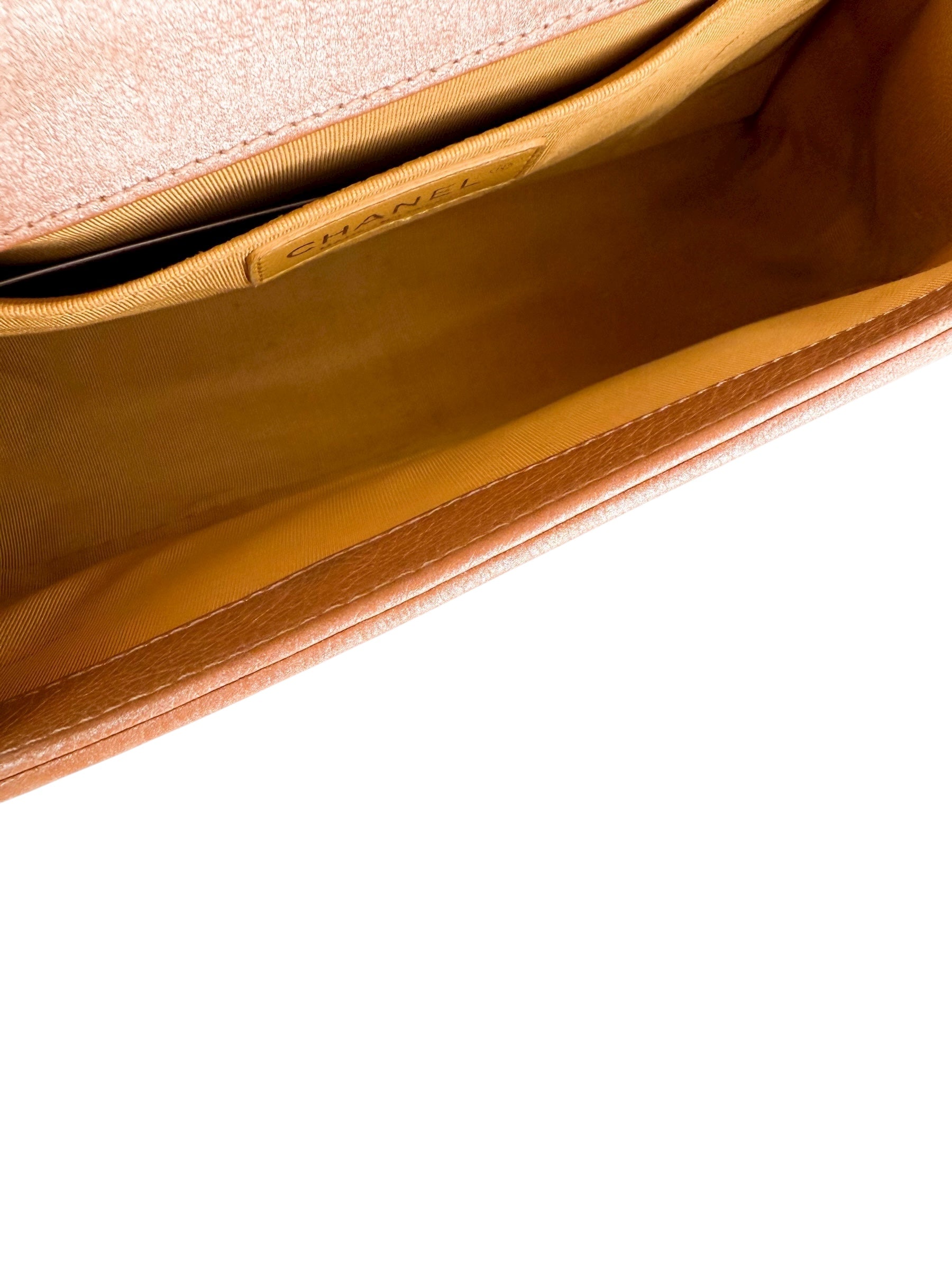 Chanel Rose Gold Medium Boy Flap