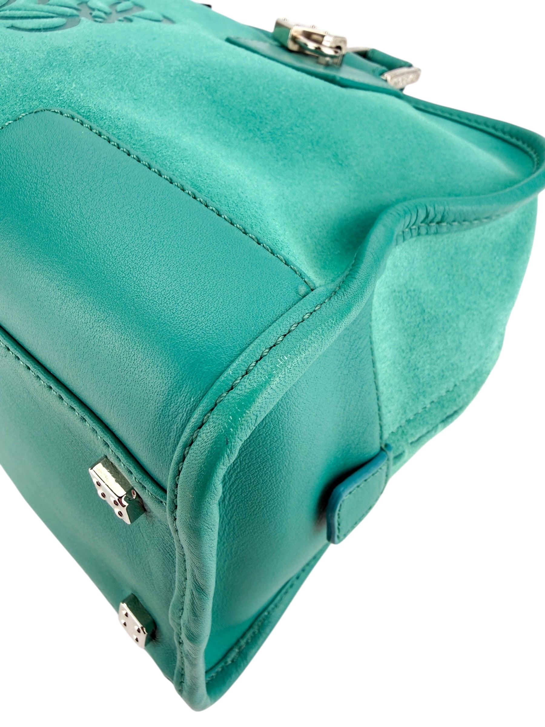 Loewe Suede Amazona Teal