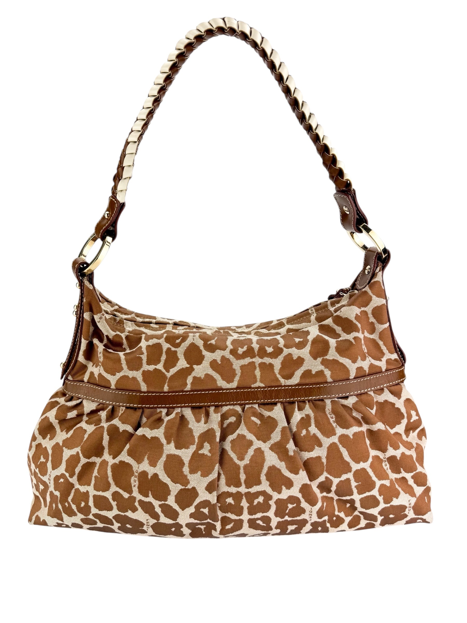 Fendi Giraffe Print Chef Shopper Tote