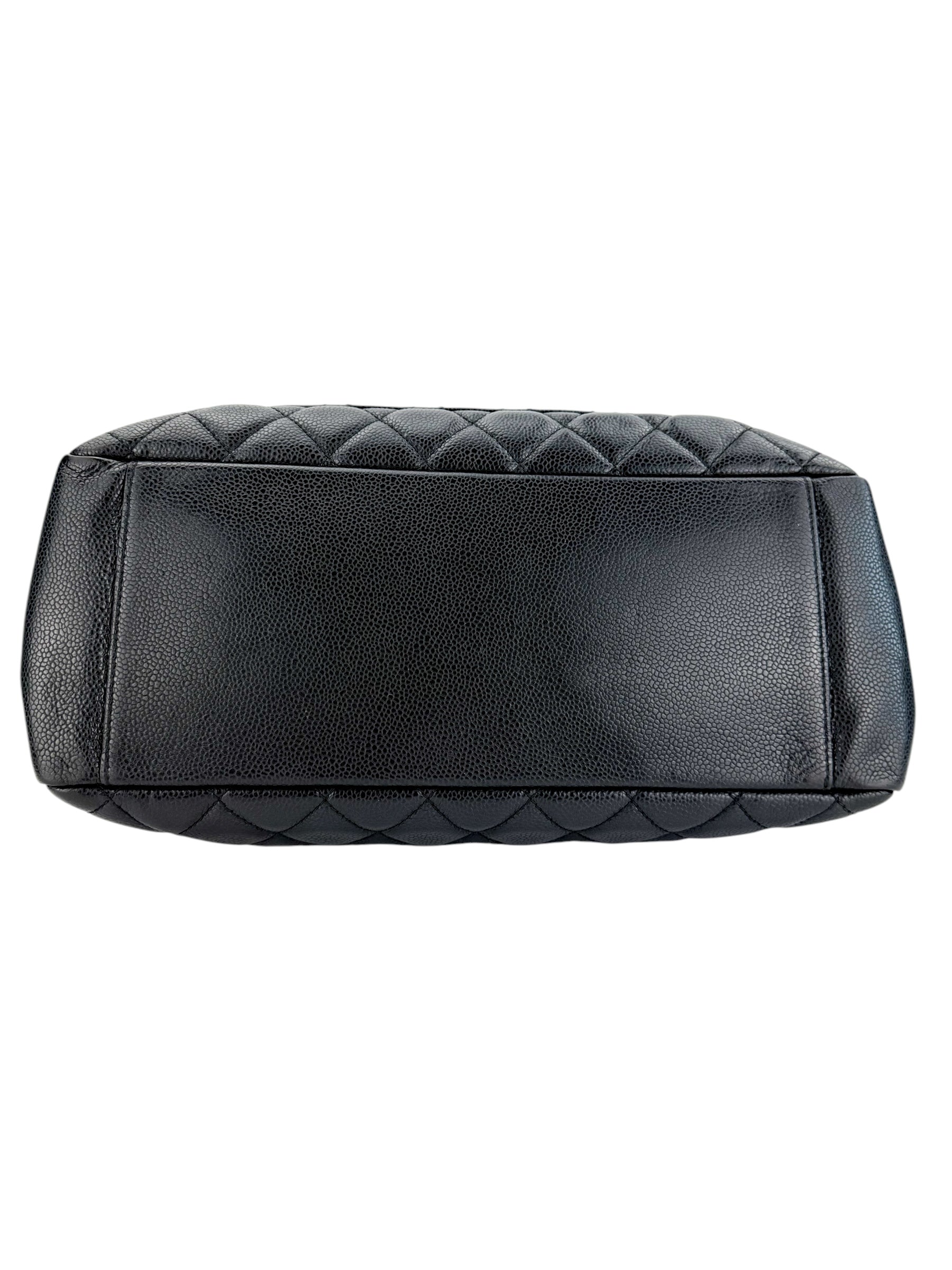 Chanel Caviar Quilted Grand Shopping Tote GST Black