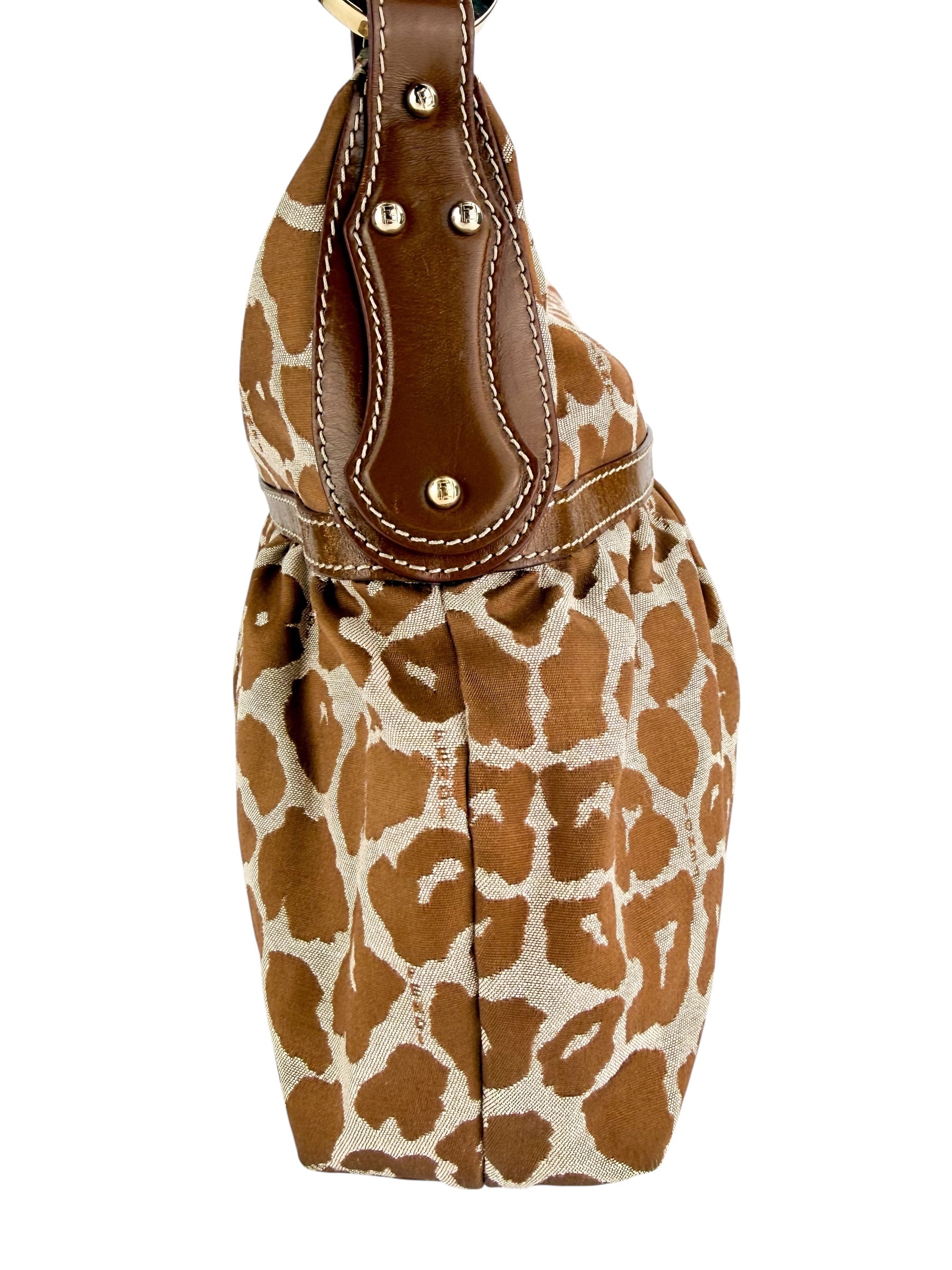 Fendi Giraffe Print Chef Shopper Tote